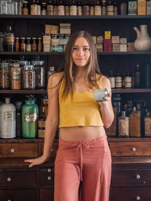 The Cropped Racerback Tank Top-made to order