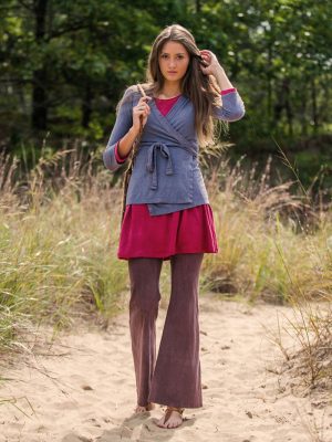 The long sleeve wrap top-made to order