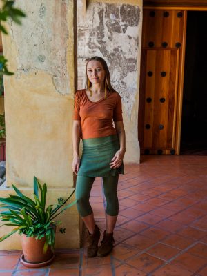 The Skirted Cropped Leggings-made to order