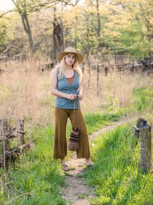 The Sleeveless Wrap Top-made to order